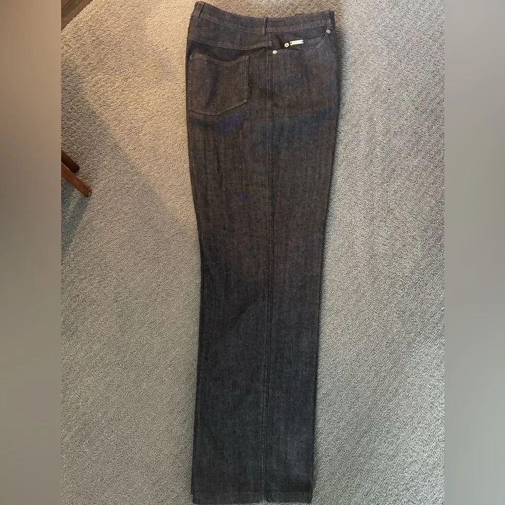 St. John Sport by Marie Gray Charcoal/Black Denim Jeans